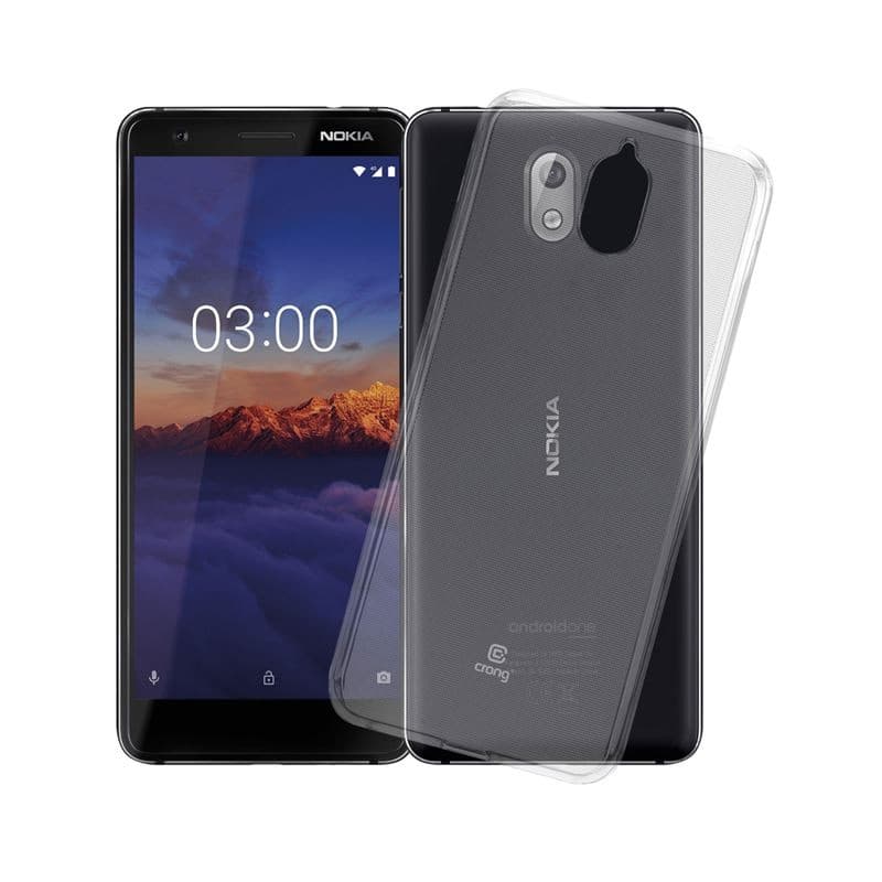 Crong Crystal Slim Cover - Protective Case for Nokia 3.1 (clear) - 8