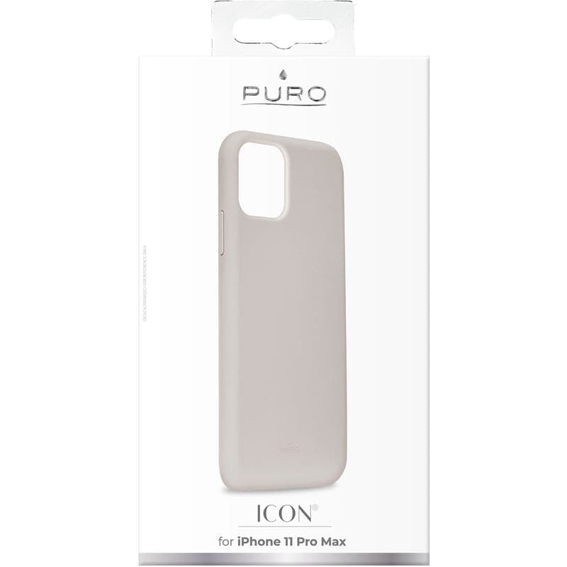PURO ICON Cover - Case for iPhone 11 Pro Max (Taupe) - 13