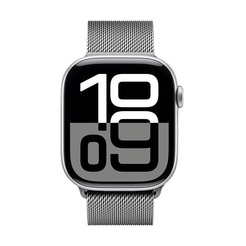 Crong Milano Steel - Cinturino in acciaio inossidabile per Apple Watch 38/40/41/42 mm (argento) - 2