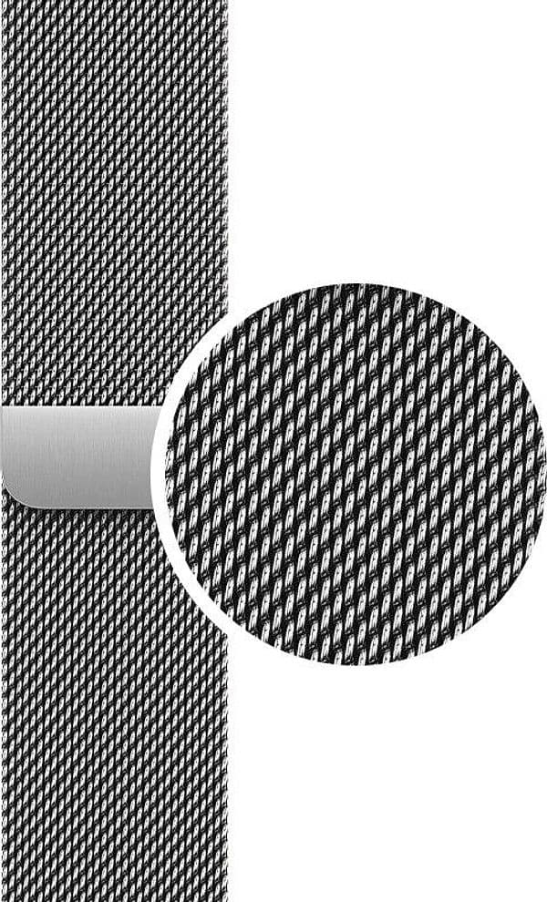Crong Milano Steel - Cinturino in acciaio inossidabile per Apple Watch 38/40/41/42 mm (argento) - 11