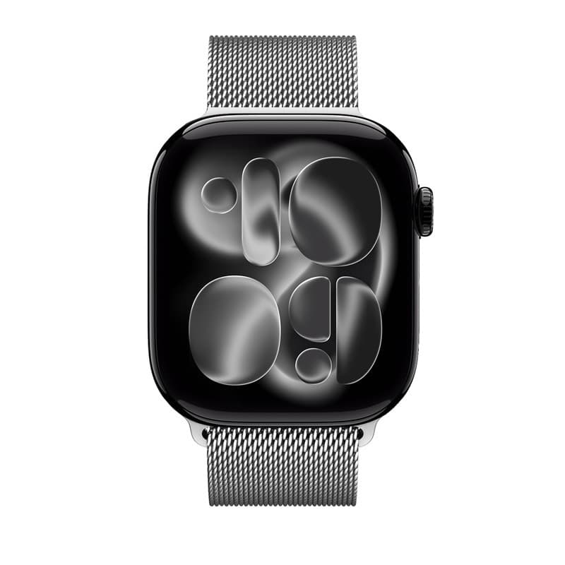 Crong Milano Steel - Cinturino in acciaio inossidabile per Apple Watch 38/40/41/42 mm (argento) - 10
