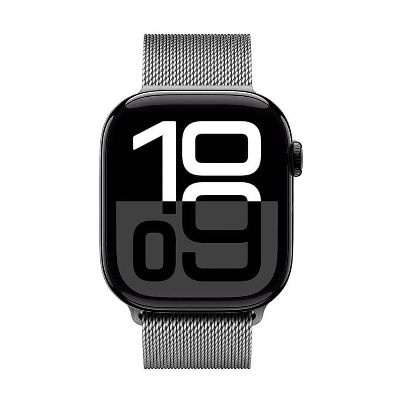Crong Milano Steel - Cinturino in acciaio inossidabile per Apple Watch 44/45/46/49 mm (argento) - 2