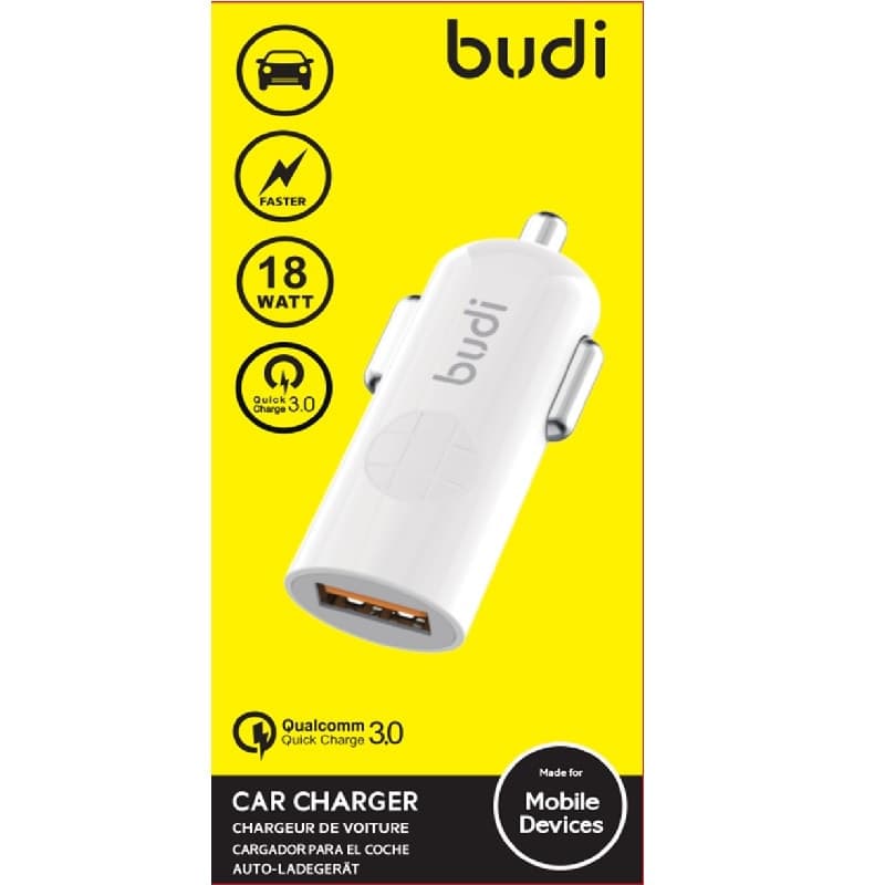 Budi - 1 USB car charger with LED indicator - 3