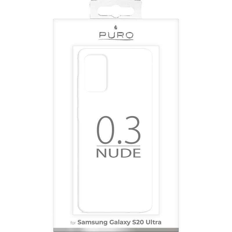 PURO 0.3 Nude - Case for Samsung Galaxy S20 Ultra (Clear) - 3