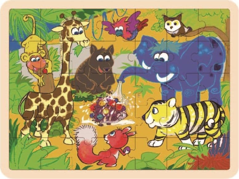 Top Bright - Wooden jungle puzzle (35 pcs.) - 2