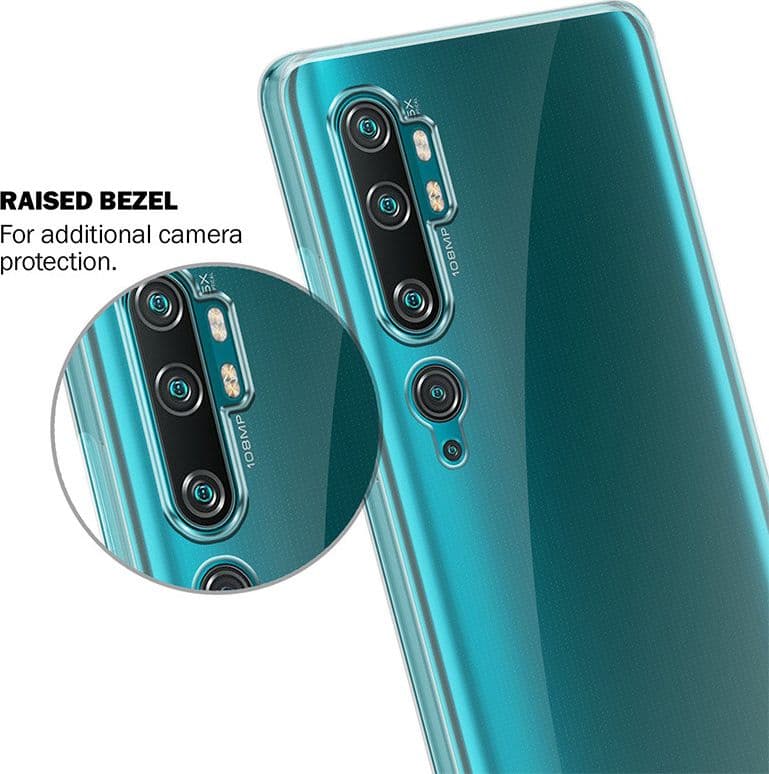 Crong Crystal Slim Cover - Custodia per Xiaomi Mi Note 10 / Mi Note 10 Pro (Trasparente) - 4