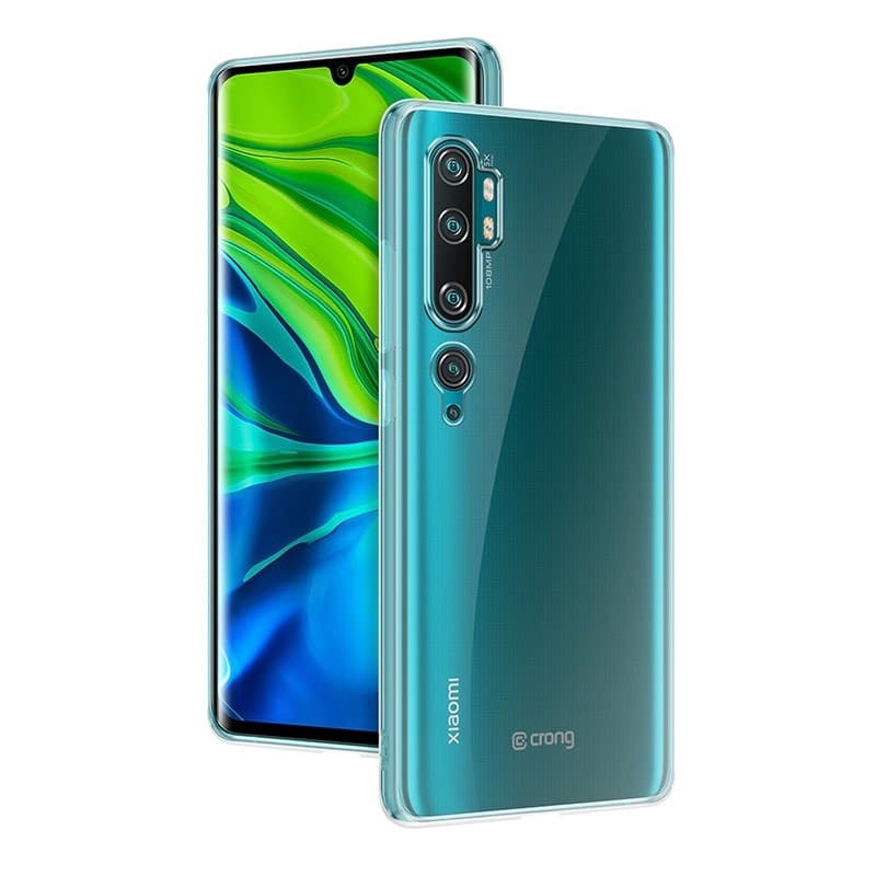 Crong Crystal Slim Cover - Custodia per Xiaomi Mi Note 10 / Mi Note 10 Pro (Trasparente) - 10