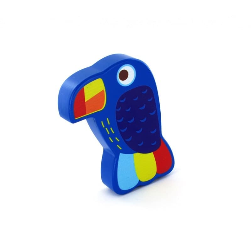 Wooden mix rattles (Flamingo, Toucan), random model selection - 4