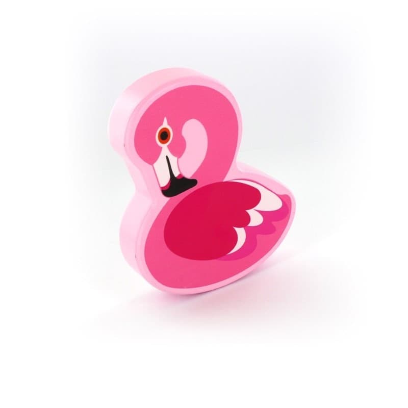 Wooden mix rattles (Flamingo, Toucan), random model selection - 7