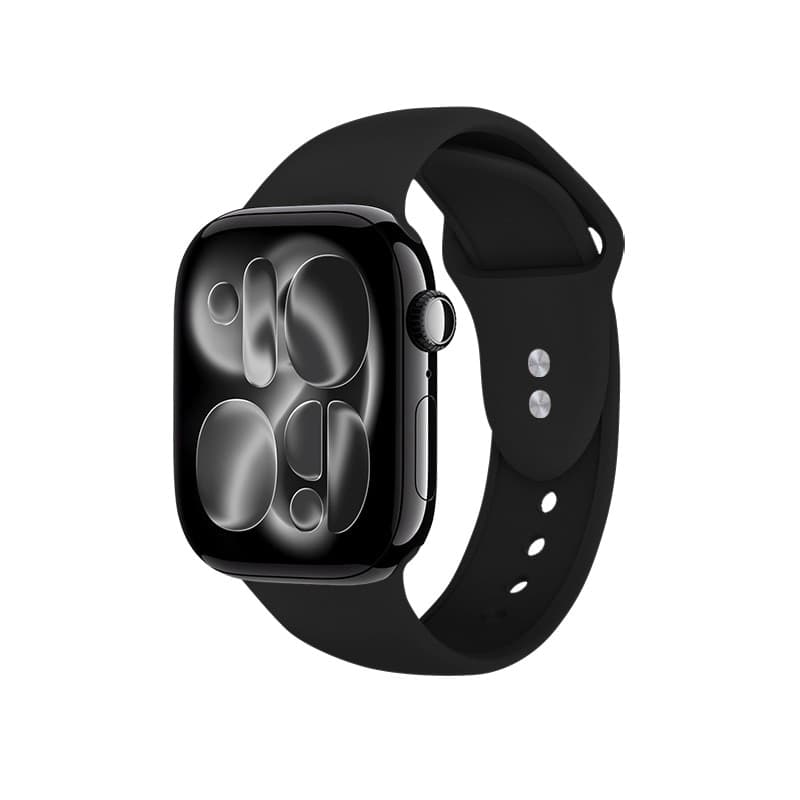 Crong Liquid - Cinturino per Apple Watch 38/40/41/42 mm (Nero) - 17