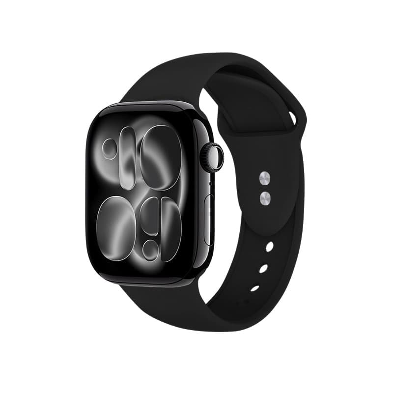 Crong Liquid - Cinturino per Apple Watch 38/40/41/42 mm (Nero) - 9