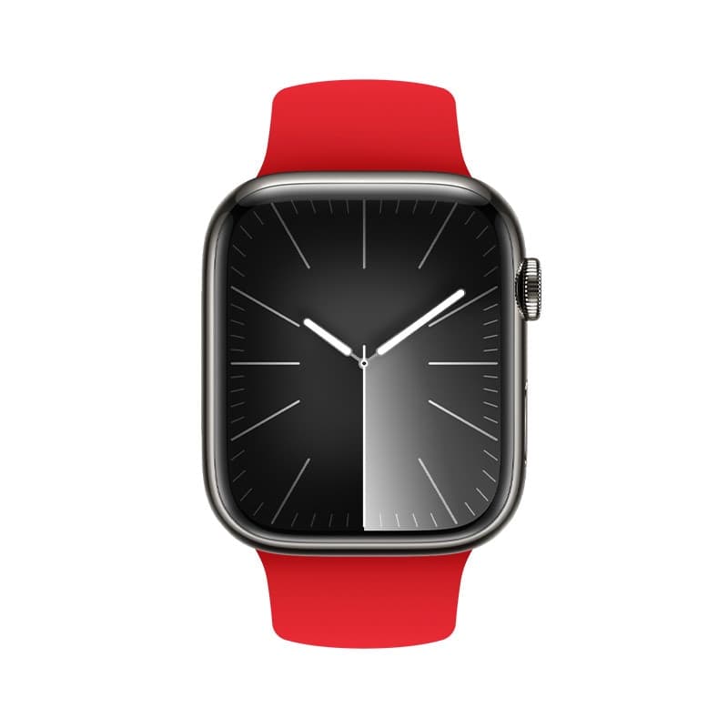 Crong Liquid - Cinturino per Apple Watch 44/45/46/49 mm (rosso) - 2