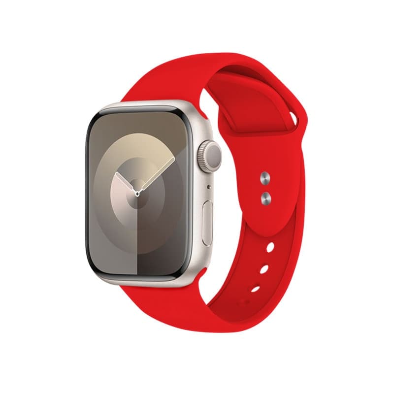 Crong Liquid - Cinturino per Apple Watch 44/45/46/49 mm (rosso) - 8
