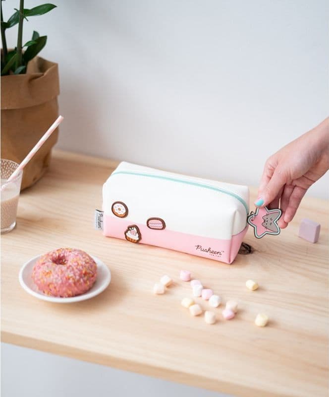 Pusheen - Borsa per cosmetici Rose Collection (20 x 9 x 8,5 cm) - 11