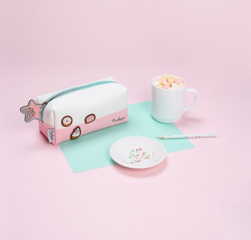 Pusheen - Borsa per cosmetici Rose Collection (20 x 9 x 8,5 cm) - 7