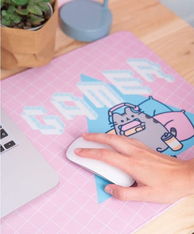 Pusheen - Tappetino da gioco/scrivania XXL (80 x 35 cm) - 12