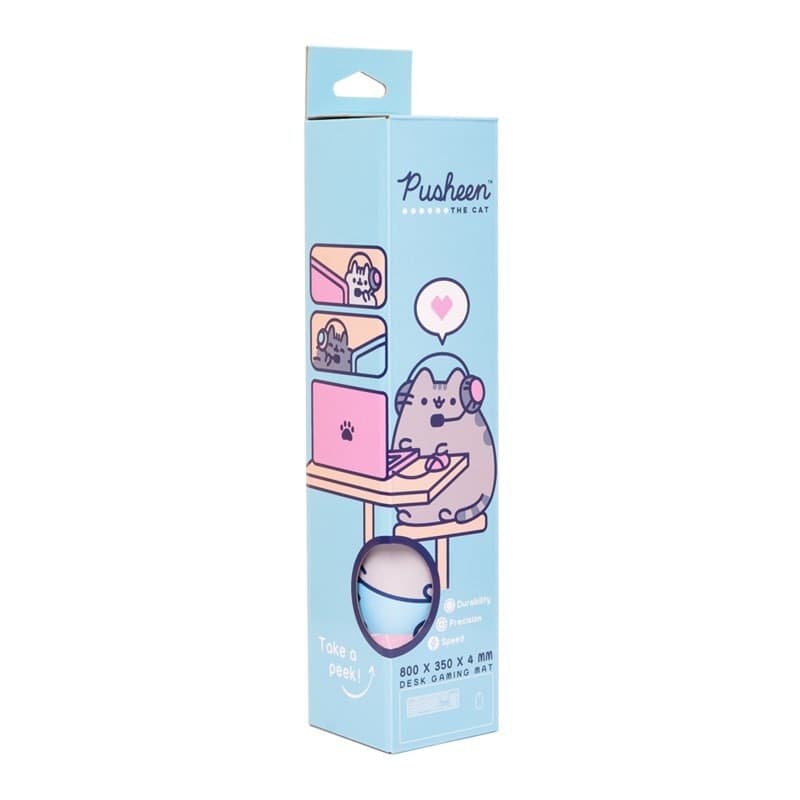 Pusheen - Tappetino da gioco/scrivania XXL (80 x 35 cm) - 14