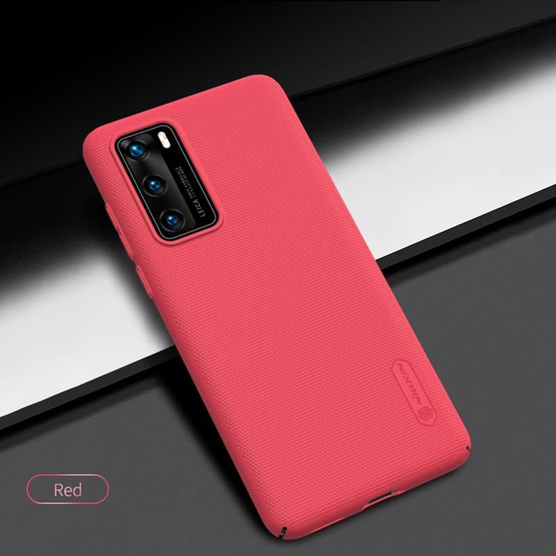 Nillkin Super Frosted Shield - Case for Huawei P40 (Bright Red) - 4