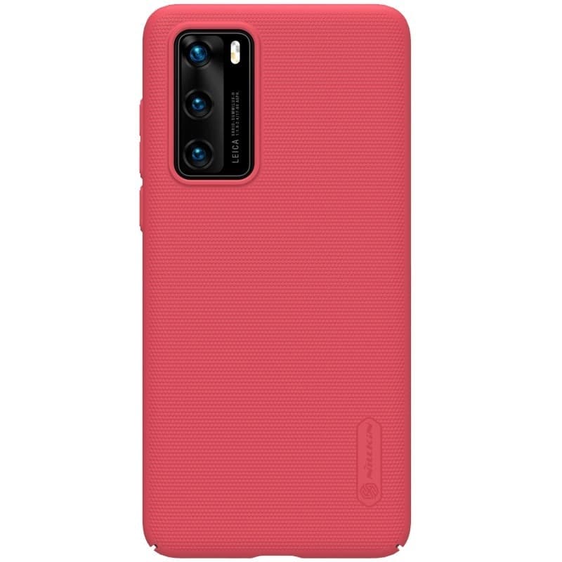 Nillkin Super Frosted Shield - Case for Huawei P40 (Bright Red) - 5