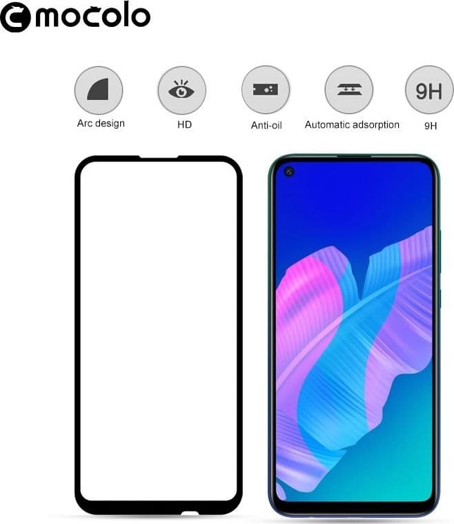Mocolo 2.5D Full Glue Protective Glass for Huawei P40 Lite E - 13