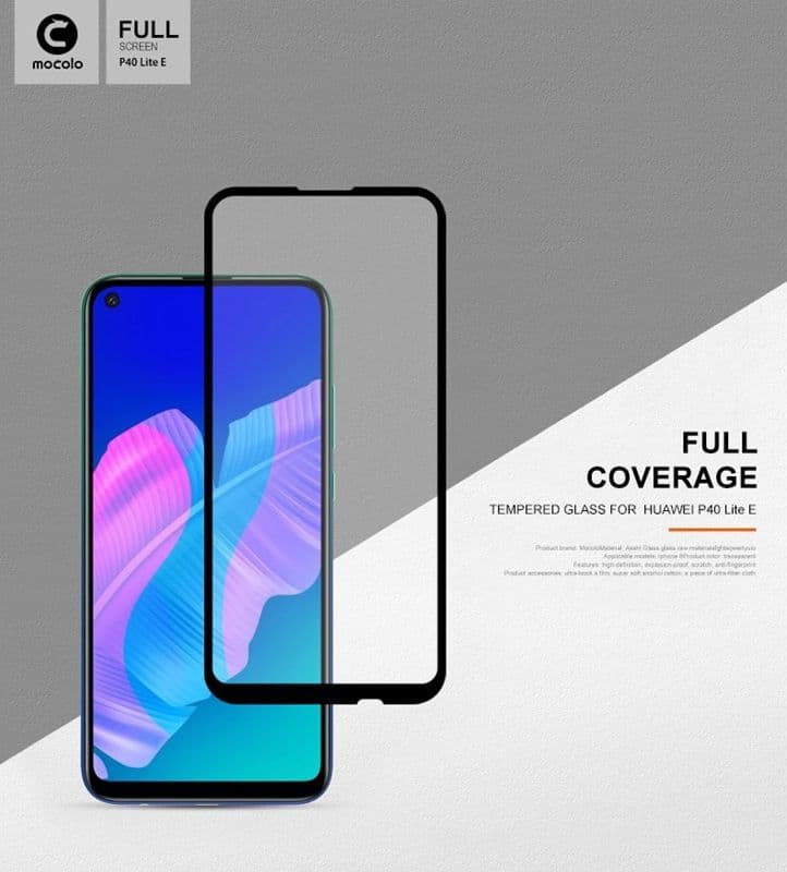 Mocolo 2.5D Full Glue Protective Glass for Huawei P40 Lite E - 20