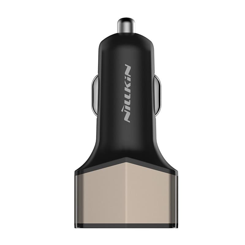 Nillkin Celerity Car Charger - 2x USB-A + 1x USB-C, 32W (Gold) - 7