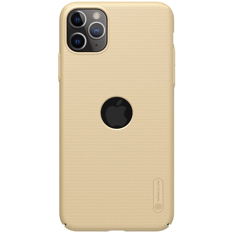 Nillkin Super Frosted Shield - Case for Apple iPhone 11 Pro Max z wyciêciem na logo (Golden) - 2