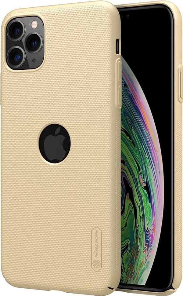 Nillkin Super Frosted Shield - Case for Apple iPhone 11 Pro Max z wyciêciem na logo (Golden) - 5