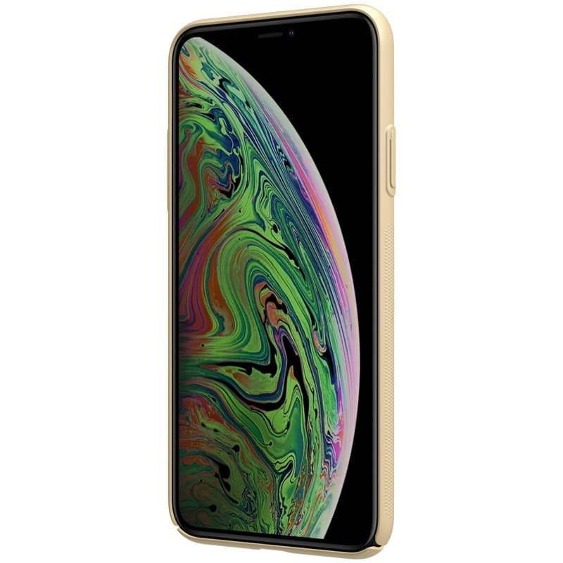 Nillkin Super Frosted Shield - Case for Apple iPhone 11 Pro Max z wyciêciem na logo (Golden) - 7