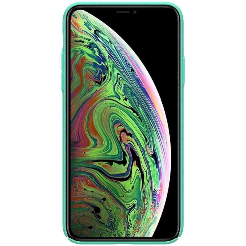 Nillkin Super Frosted Shield - Case for Apple iPhone 11 Pro z wyciêciem na logo (Mint Green) - 4