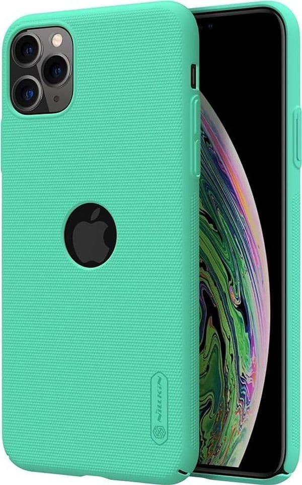 Nillkin Super Frosted Shield - Case for Apple iPhone 11 Pro z wyciêciem na logo (Mint Green) - 5