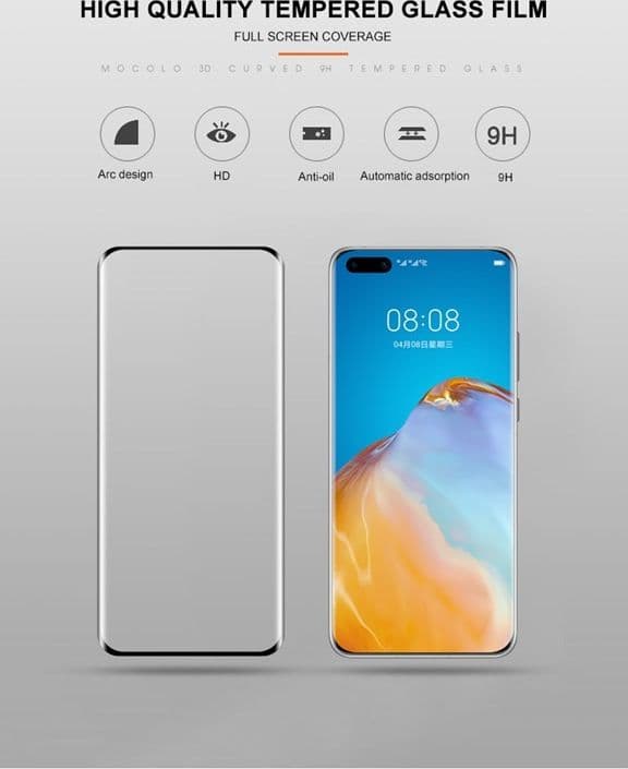 Mocolo 3D Glass Full Glue - Protective Glass Huawei P40 Pro - 19