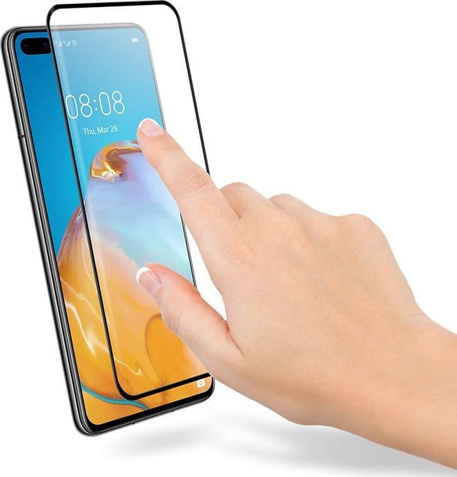 Crong 3D Armor Glass – Vetro temperato 9H per l'intero schermo del Huawei P40 + telaio di installazione - 15
