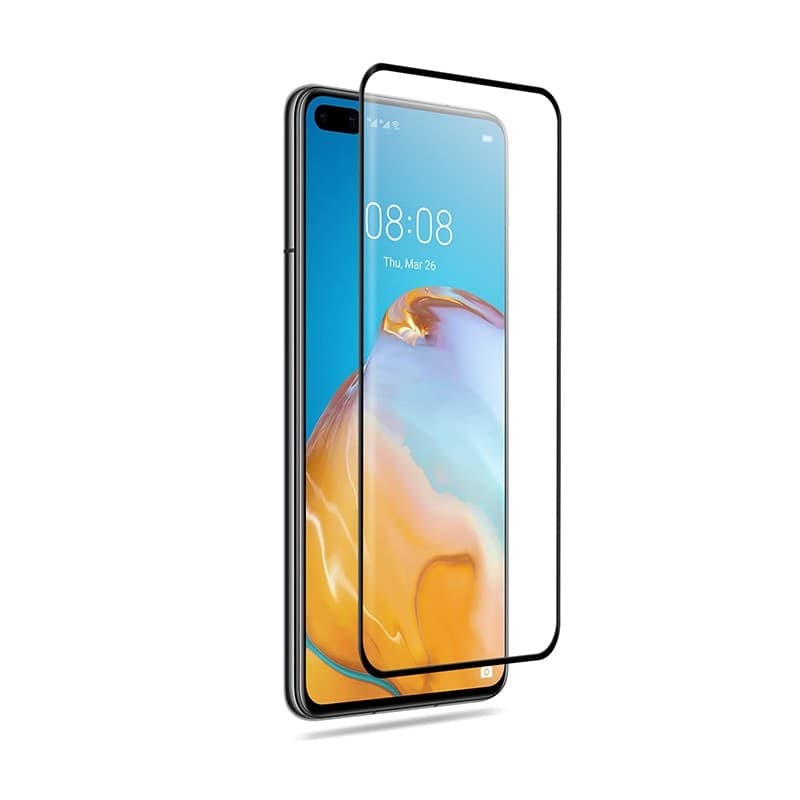 Crong 3D Armor Glass – Vetro temperato 9H per l'intero schermo del Huawei P40 + telaio di installazione - 17