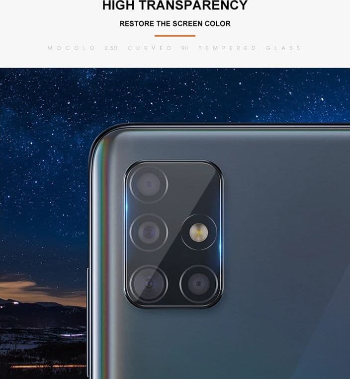 Mocolo Camera Lens - Protective glass for Samsung Galaxy A71 - 8