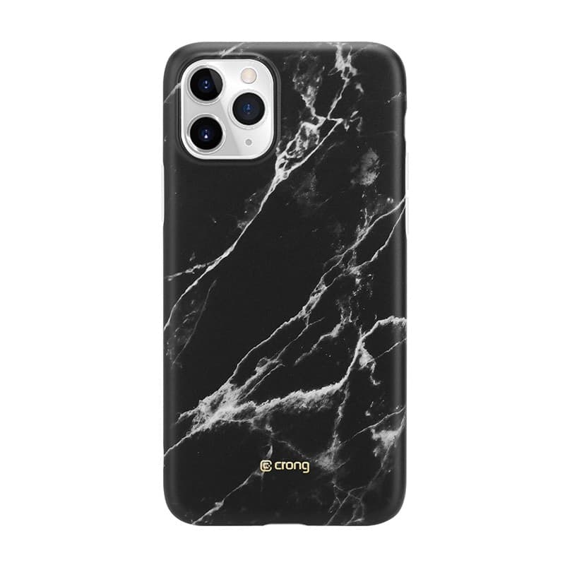 Custodia in marmo Crong – Custodia per iPhone 11 Pro (nera) - 8