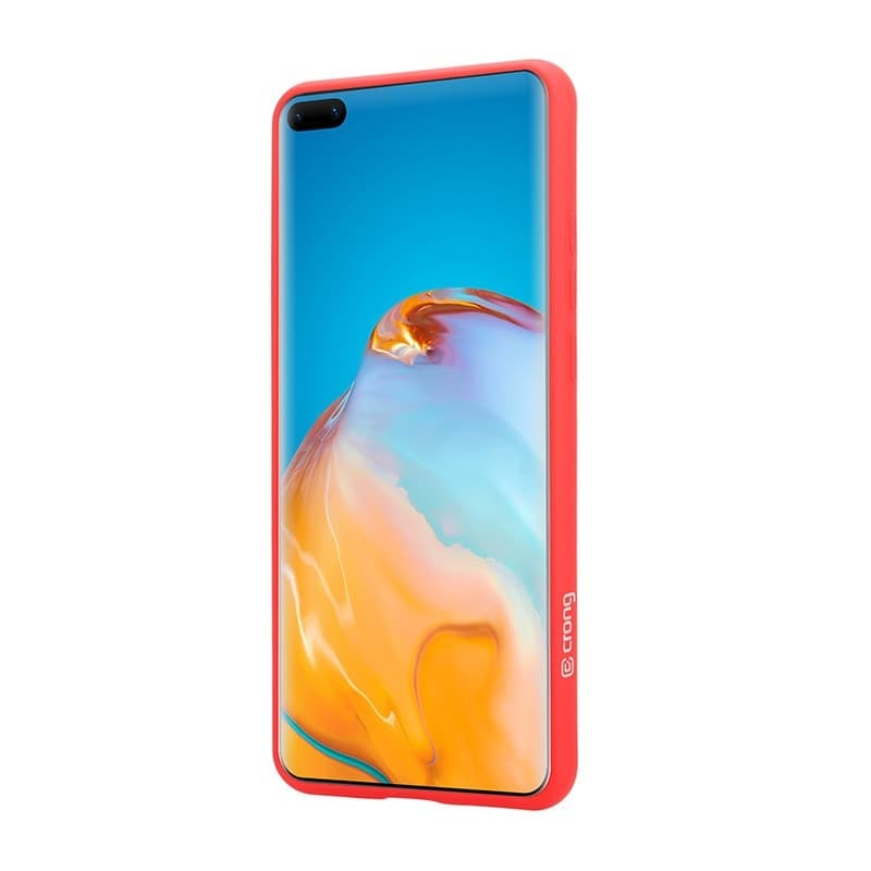 Crong Color Cover - Custodia per Huawei P40 (Rosso) - 14