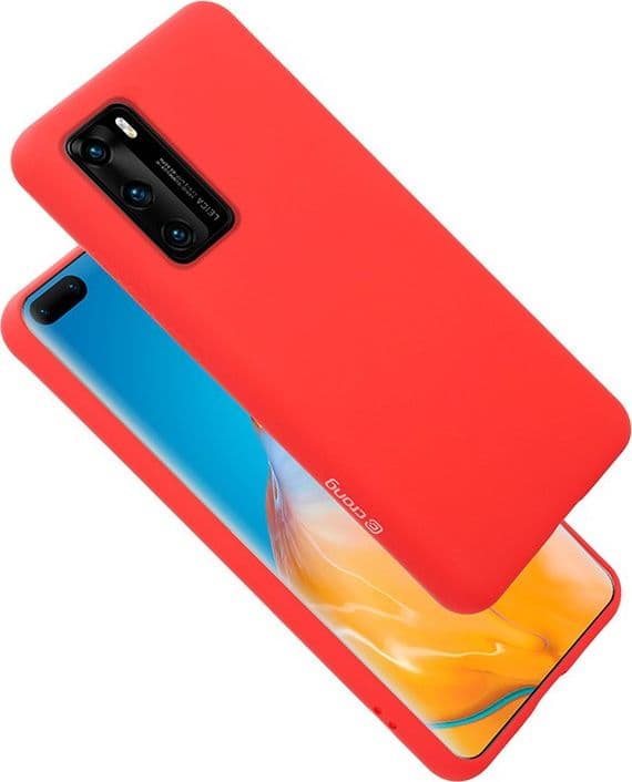 Crong Color Cover - Custodia per Huawei P40 (Rosso) - 15