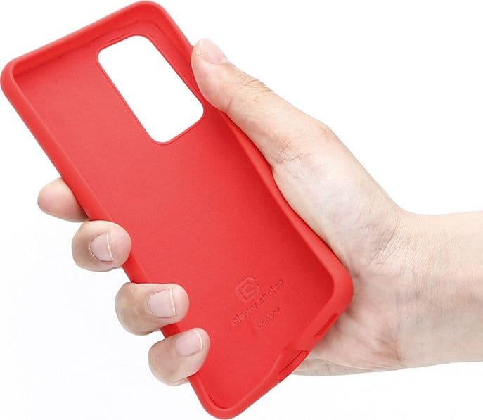 Crong Color Cover - Custodia per Huawei P40 (Rosso) - 16