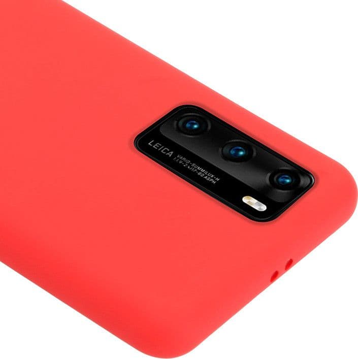 Crong Color Cover - Custodia per Huawei P40 (Rosso) - 8