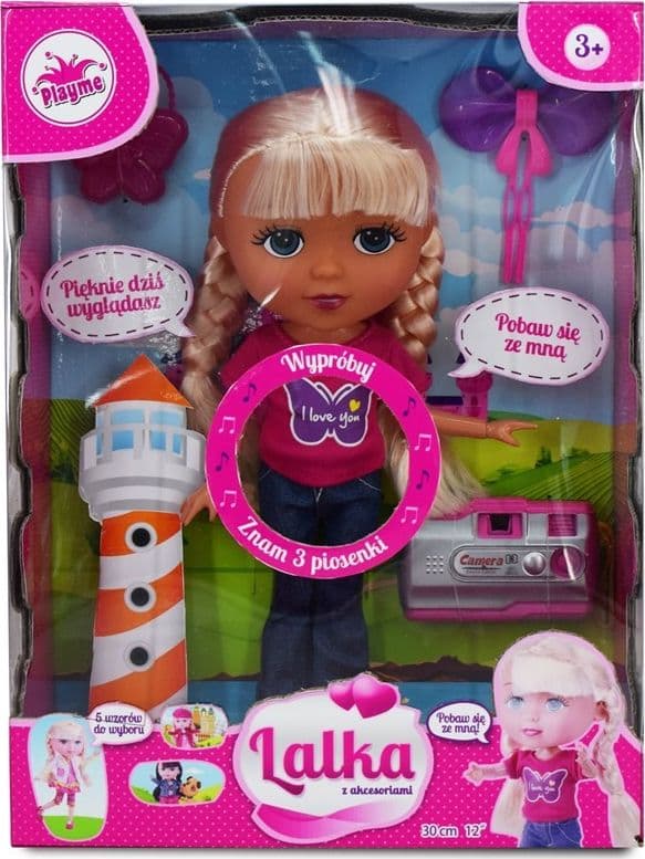 Playme - Doll with accessories explorer (30 cm) - 2