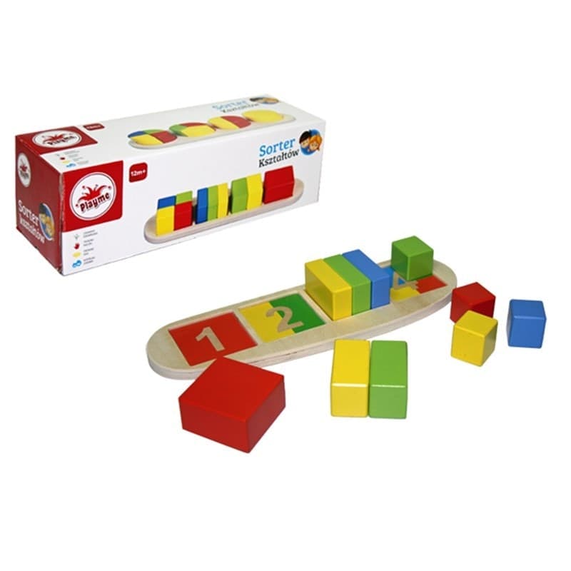 Top Bright - Wooden puzzle for learning shapes and numbers - 3