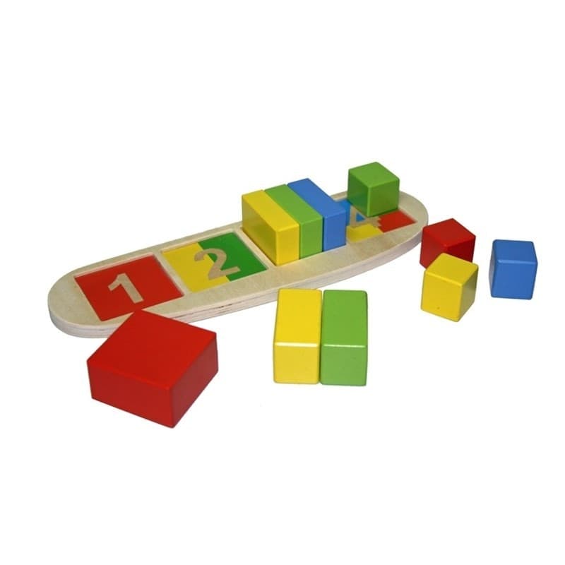 Top Bright - Wooden puzzle for learning shapes and numbers - 4
