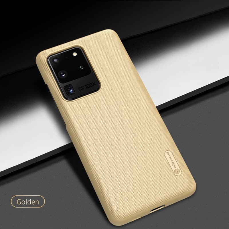 Nillkin Super Frosted Shield - Case for Samsung Galaxy S20 Ultra (Golden) - 7