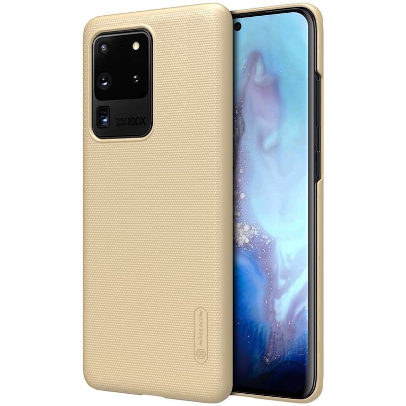 Nillkin Super Frosted Shield - Case for Samsung Galaxy S20 Ultra (Golden) - 8