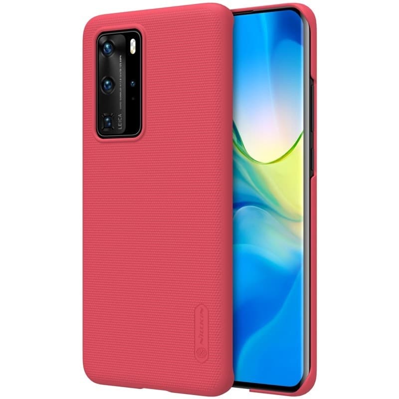 Nillkin Super Frosted Shield - Case for Huawei P40 Pro (Bright Red) - 8