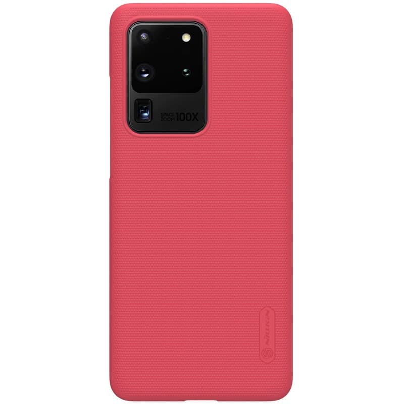 Nillkin Super Frosted Shield - Case for Samsung Galaxy S20 Ultra (Bright Red) - 3