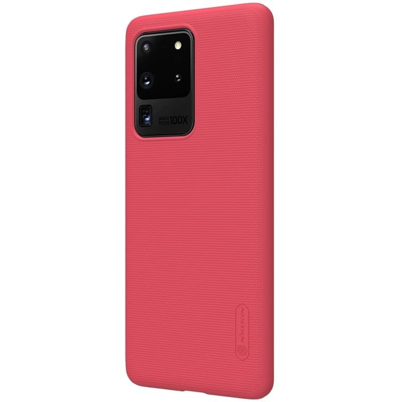 Nillkin Super Frosted Shield - Case for Samsung Galaxy S20 Ultra (Bright Red) - 9
