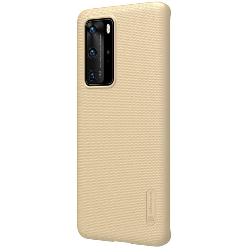 Nillkin Super Frosted Shield - Case for Huawei P40 Pro (Golden) - 4