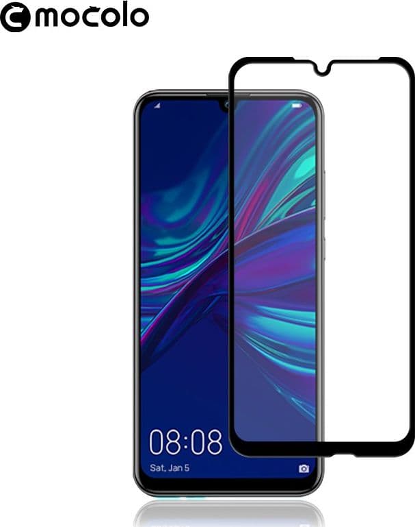 Mocolo 3D 9H Full Glue - Full screen protector for Huawei P smart 2019 / Honor 10 Lite (Black) - 5